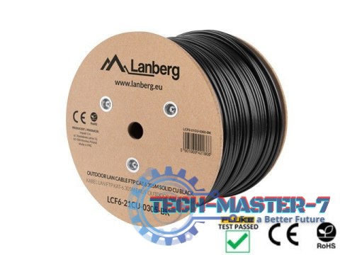Kabel FTP Kat.6 CU 305 m drut outdoor Kabel FTP Kat.6 CU 305 m drut outdoor