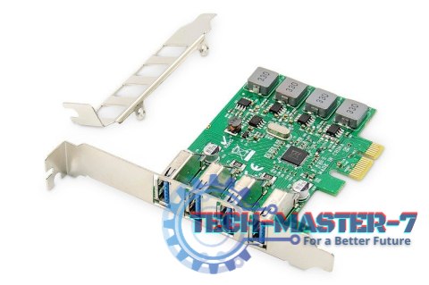 Karta rozszerzeń (Kontroler) USB 3.0 PCI Express 4xUSB 3.0 Low Profile Chipset: VL805