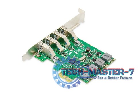 Karta rozszerzeń (Kontroler) USB 3.0 PCI Express 4xUSB 3.0 Low Profile Chipset: VL805 Karta rozszerzeń (Kontroler) USB 3.0 PCI Express 4xUSB 3.0 Low Profile Chipset: VL805