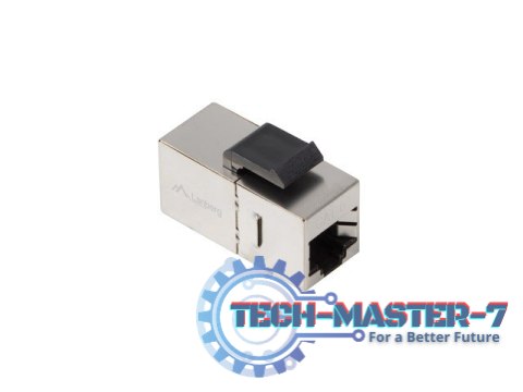Łącznik keystone gniazdo RJ45 - RJ45 FTP kat.6 do puszki montażowej złączka sieciowa Łącznik keystone gniazdo RJ45 - RJ45 FTP kat.6 do puszki montażowej złączka sieciowa