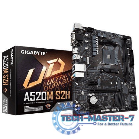 Płyta główna A520M S2H AM4 2DDR4 M.2 HDMI/DVI mATX