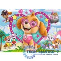 Puzzle 100 elementów Glitter W blasku Skye Psi Patrol