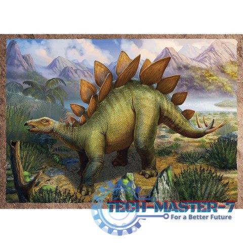 Puzzle 4w1 Ciekawe dinozaury Puzzle 4w1 Ciekawe dinozaury