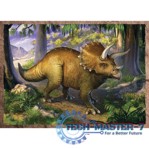 Puzzle 4w1 Ciekawe dinozaury Puzzle 4w1 Ciekawe dinozaury