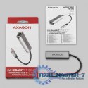ADE-25RC Karta sieciowa 2.5 Gigabit Ethernet, Realtek 8156, USB-C 3.2 Gen 1, automatyczna instalacja, szara