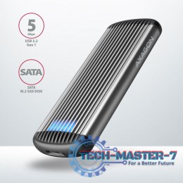 EEM2-SA Obudowa zewnętrzna aluminiowa bezśrubowa USB 3.2 GEN 1 M.2 SATA SSD