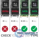 EEM2-SA Obudowa zewnętrzna aluminiowa bezśrubowa USB 3.2 GEN 1 M.2 SATA SSD