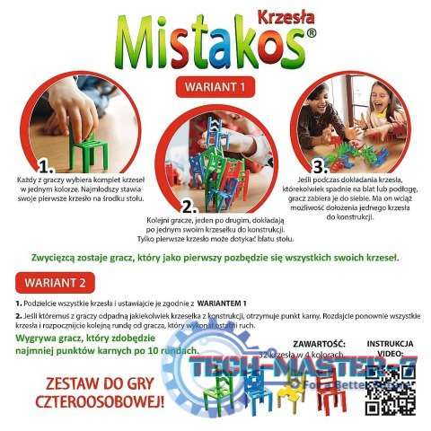 Gra Mistakos krzesła 4 osoby Gra Mistakos krzesła 4 osoby