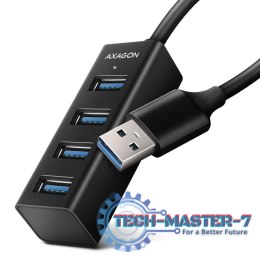 HUE-M1A Hub 4-portowy Mini metalowy USB 3.2 Gen 1, 20cm USB-A kabel