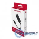 HUE-M1A Hub 4-portowy Mini metalowy USB 3.2 Gen 1, 20cm USB-A kabel