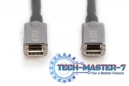 Kabel połączeniowy hybrydowy AOC USB 3.1 Typ C/USB Typ C 4K 60Hz 10m