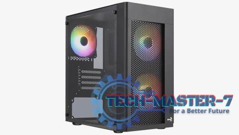 Obudowa Hexform TG FRGB USB 3.0 Mini Tower czarna Obudowa Hexform TG FRGB USB 3.0 Mini Tower czarna