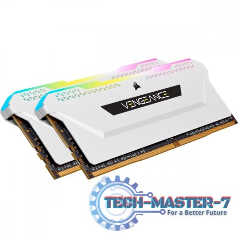 Pamięć DDR4 Vengeance RGB PRO SL 32GB/3200(2*16GB) biały Pamięć DDR4 Vengeance RGB PRO SL 32GB/3200(2*16GB) biały
