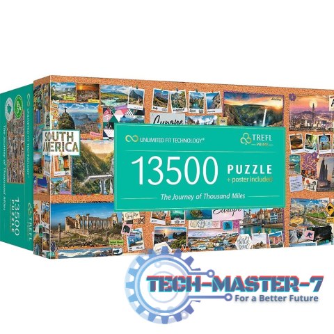 Puzzle 13500 elementów UFT Podróż tysiąca mil