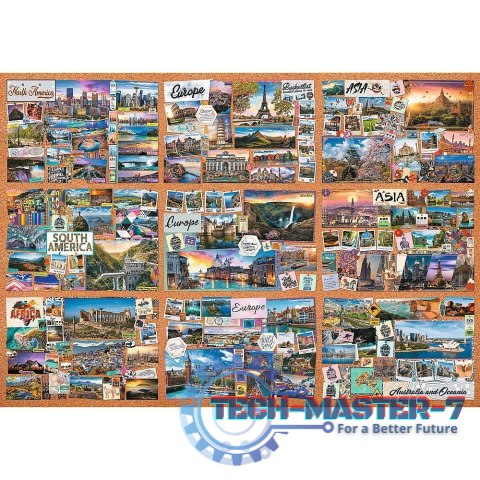Puzzle 13500 elementów UFT Podróż tysiąca mil Puzzle 13500 elementów UFT Podróż tysiąca mil