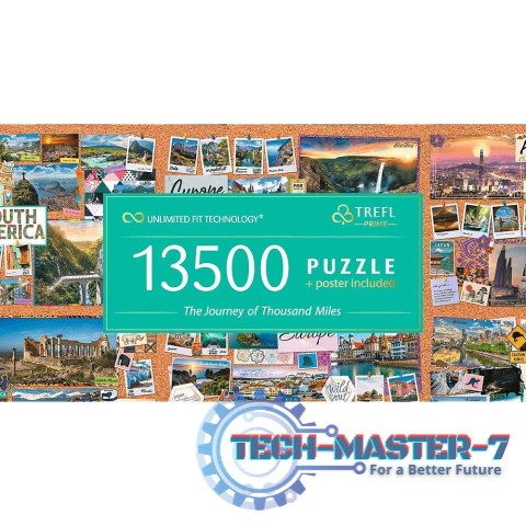 Puzzle 13500 elementów UFT Podróż tysiąca mil Puzzle 13500 elementów UFT Podróż tysiąca mil