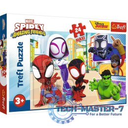 Puzzle 24 maxi Spidey i przyjaciele Spiderman