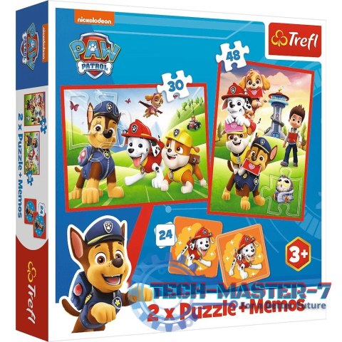 Puzzle 2w1 memos Psia ekipa w akcji, Psi Patrol
