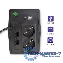 Zasilacz awaryjny UPS | Monolith | 1000VA | 600W | LCD | USB | RJ45