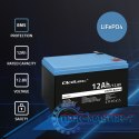 Akumulator LiFePO4 Litowo-Żelazowo-Fosforanowy | 12.8V | 12Ah | 153.6Wh | BMS