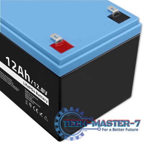 Akumulator LiFePO4 Litowo-Żelazowo-Fosforanowy | 12.8V | 12Ah | 153.6Wh | BMS Akumulator LiFePO4 Litowo-Żelazowo-Fosforanowy | 12.8V | 12Ah | 153.6Wh | BMS