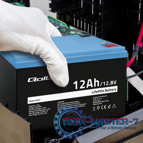 Akumulator LiFePO4 Litowo-Żelazowo-Fosforanowy | 12.8V | 12Ah | 153.6Wh | BMS Akumulator LiFePO4 Litowo-Żelazowo-Fosforanowy | 12.8V | 12Ah | 153.6Wh | BMS