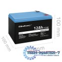 Akumulator LiFePO4 Litowo-Żelazowo-Fosforanowy | 12.8V | 12Ah | 153.6Wh | BMS