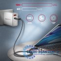BUCM432-CM10AB Kabel USB-C - USB-C, USB4 Gen 3x2 1m, PD 100W, 8K HD, ALU, oplot Czarny