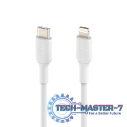 Kabel BoostCharge USB-C do Lightning 1m biały