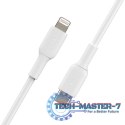 Kabel BoostCharge USB-C do Lightning 1m biały