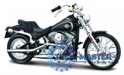 Model metalowy HD 1984 FXST Softail czarny 1/18