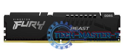 Pamięć DDR5 Fury Beast 128GB(4*32GB)/5600 CL40 czarna