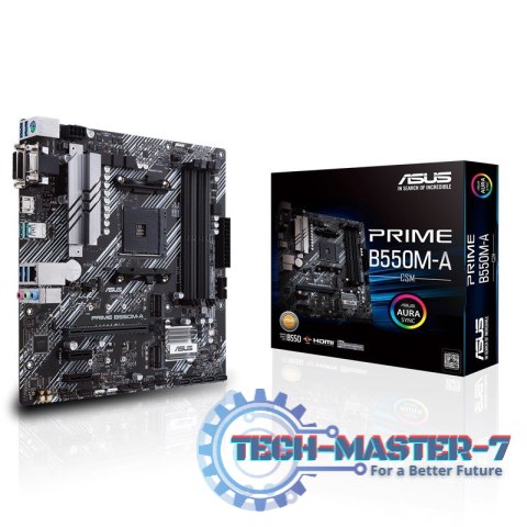 Płyta główna Prime B550M-A/CSM AM4 4DDR4 HDMI M.2 mATX Płyta główna Prime B550M-A/CSM AM4 4DDR4 HDMI M.2 mATX