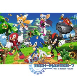 Puzzle 160 elementów Sonic i przyjaciele