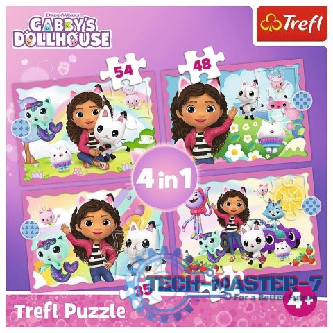 Puzzle 4w1 Przygody Gabi Koci Domek Gabi Puzzle 4w1 Przygody Gabi Koci Domek Gabi