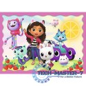 Puzzle 4w1 Przygody Gabi Koci Domek Gabi