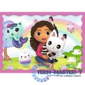 Puzzle 4w1 Przygody Gabi Koci Domek Gabi