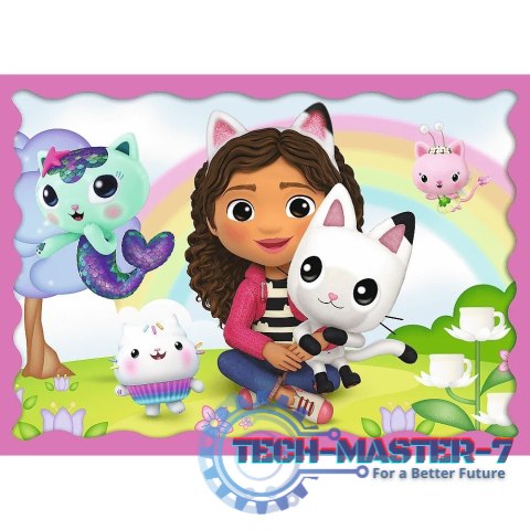 Puzzle 4w1 Przygody Gabi Koci Domek Gabi Puzzle 4w1 Przygody Gabi Koci Domek Gabi