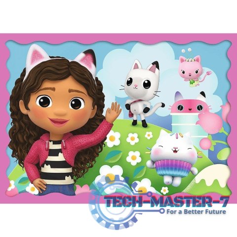 Puzzle 4w1 Przygody Gabi Koci Domek Gabi Puzzle 4w1 Przygody Gabi Koci Domek Gabi