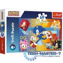 Puzzle 60 elementów Sonic w akcji