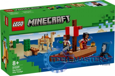 Klocki Minecraft 21259 Rejs statkiem pirackim
