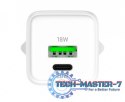 Ładowarka sieciowa USB C/A 20W/18W 3A Power delivery 3.0 QC3.0