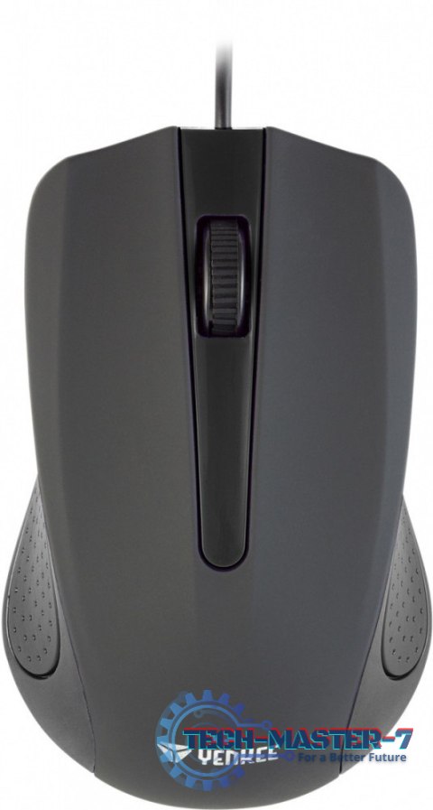 Mysz przewodowa USB, 3 przyciski , gumowana powierzchnia