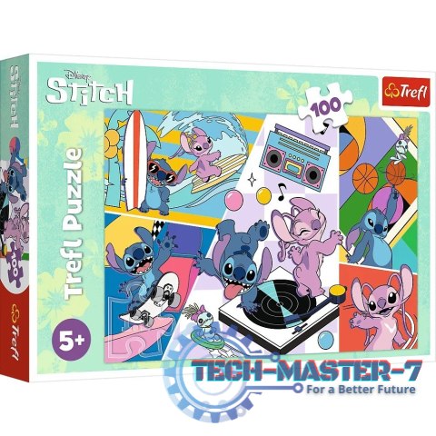 Puzzle 100 elementów Wspomnienia Lilo i Stitch