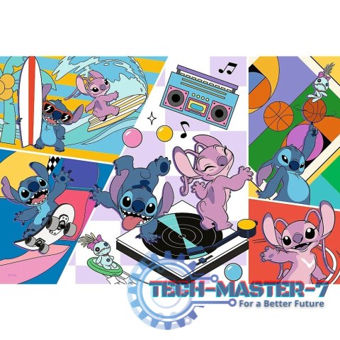 Puzzle 100 elementów Wspomnienia Lilo i Stitch Puzzle 100 elementów Wspomnienia Lilo i Stitch