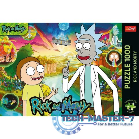 Puzzle 1000 elementów Premium Plus Rick i Morty Puzzle 1000 elementów Premium Plus Rick i Morty