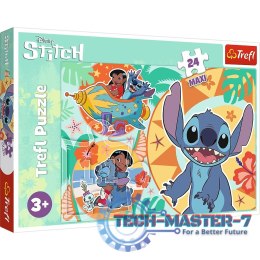 Puzzle 24 elementy Maxi Wesoły dzień Lilo i Stitch