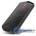EEM2-GAM Obudowa zewnętrzna aluminiowa USB-C 3.2 Gen 2 M.2 NVMe/SATA SSD Gaming