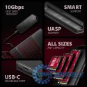 EEM2-GAM Obudowa zewnętrzna aluminiowa USB-C 3.2 Gen 2 M.2 NVMe/SATA SSD Gaming