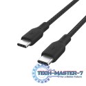 Kabel w oplocie USB-C do USB-C 100W 2m czarny